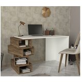 Hanah home radni sto Jenga - bela, orah | ePonuda.com