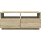  Stolić za kavu s LED svjetlima boja hrasta sonome 90x49x40 cm | shoptok.hr