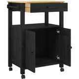  Kuhinjski kolica MONZA Crna 60 x 40 x 88,5 cm | shoptok.hr