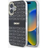 Dkny repeat pattern tonal stripe magsafe iphone 16 black ovitek za telefon vijolična Cene