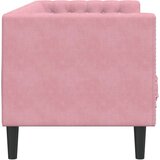  Trosjed Chesterfield s jastučićima ružičasti baršunasti | shoptok.hr
