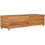 Povišena gredica 150 x 40 x 38 cm reciklirana tikovina i čelik | shoptok.hr