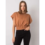 FANCY Sweatshirt-FA-BL-7111.66P-light brown | Shoptok.si