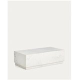 Kave Home Bijeli mramorni stolić za kavu 50x100 cm Sorein – | shoptok.hr