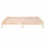  LED okvir za krevet 120 x 200 cm od masivnog drva | shoptok.hr