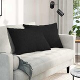  Jastučići za sofu 2 pcs Crna 70 x 50 cm tkanina | shoptok.hr