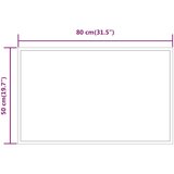  LED kupaonsko ogledalo 50x80 cm | shoptok.hr