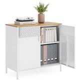  Komoda FIRA 80x40 cm bela/hrast Cene