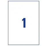 Avery Zweckform Zelo odporne odstranljive poliesterske etikete, bele 210 x 297 mm | Shoptok.si