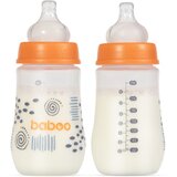 Baboo Anti-colic Feeding Bottle antikolična steklenička Blue Haze, 3+ months 250 ml | Shoptok.si