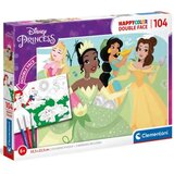 Clementoni Disney Princeze Double 2 u 1 104kom dvostrane puzzle za bojanje - | shoptok.hr