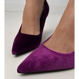 D/CEO Purple Velvet Stiletto Pumps Bales | shoptok.hr