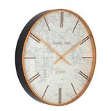 Dekordom Zidni sat world traveller 75cm 778902 - black/gold - dcs ( 040103 )