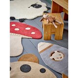 Bloomingville Mini Rdeča volnena otroška preproga 85x90 cm Mushroom – | Shoptok.si