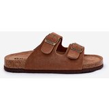 Big Star Suede Women's Slippers With Buckles | Shoptok.si