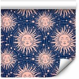  Tapeta - Sunny Patterns - Repeating sun motif on a navy background. 50x1000 Standard | shoptok.hr