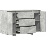  Kreveta Betonski sivi 120 x 41 x 75 cm Konstruirano drvo | shoptok.hr