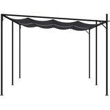  Sjenica s pomičnim krovom 600 x 300 x 233 cm antracit | shoptok.hr