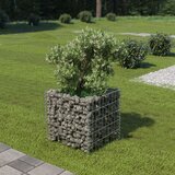 vidaXL Gabionska sadilica od pocinčanog čelika 50 x 50 x 50 cm Cijene