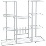  Stalak za cvijeće 94 5 x 25 x 89 cm bijeli željezni | shoptok.hr