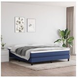  Vzmetnica z žepkasto vzmetjo moder 160x200x20 cm blago | Shoptok.si
