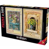 Anatolian puzzla 2x500 delova - smile real love Cene