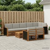  Setovi sofa Čvrsto drvo akacije | shoptok.hr