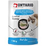Ontario Cat Herb Line vrečka - piščanec in skuša - 80 g 80 g | Shoptok.si