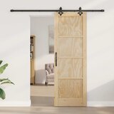  Klizna vrata ORKDAL 73,5 x 211 cm Masivna borovina Prirodna | shoptok.hr