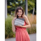 Vuch Coalie Striped Black Handbag | Shoptok.si