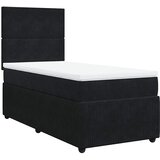 Box spring krevet s madracem crni 90x190 cm baršunasti | shoptok.hr