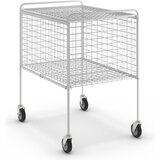 Kongamek Mrežast voziček, s pokrovom, bele barve | Shoptok.si