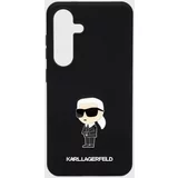 Karl Lagerfeld Etui za telefon črna barva, KLHCS24SSMHKNPK