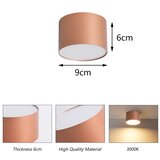 Brilagi Spoljašnje plafonsko svetlo FORIS LED/9W/230V prečnik 9 cm bronzano IP44 | Eponuda.com