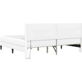  Okvir kreveta s madracem Bijela 200 x 200 cm Umjetna koža | shoptok.hr