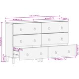  Bočni ormarići 2 kom 60 x 33 x 75 cm od masivnog drva manga | shoptok.hr