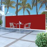 Maison Chic Zložljiva stranska tenda - Senčniki 160 x 500 cm rdeča, (22039641) | Shoptok.si