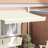 vidaXL Nadstrešek za 2.5 m Okvir Krem 2.3x0.2 m Cene