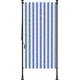  Vanjska roleta plavo-bijela 100 x 270 cm od tkanine i čelika | Eponuda.ba