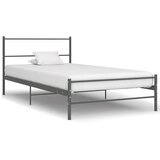  Okvir za krevet sivi metalni 90 x 200 cm | shoptok.hr