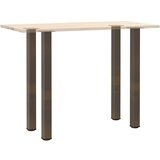  Noge za barski stol 4 kom. Prirodni čelik 110-112 cm Čelik | shoptok.hr