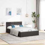  Hidraulični okvir za krevet od tkanine LED tamnosivi 140x200 cm | Eponuda.com