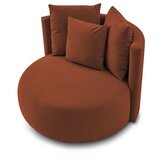Bobochic Paris Narančasta baršunasti fotelja Cesar – | shoptok.hr