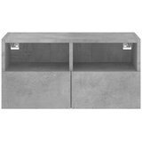 Zidni TV ormarić siva boja betona 60x30x30 cm konstruirano drvo | Eponuda.com