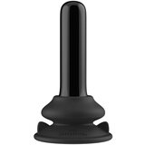 Chrystalino by Shots vibro dildo Thumby - Smooth Glass Vibrator with Suction Cup