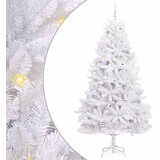  Umjetno božićno drvce s nogom Bijela 240 cm PVC i čelik | shoptok.hr