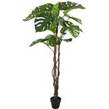  Umjetna Monstera biljka Zelena 94 x 18 x 170 cm Tkanina i drvo | Eponuda.ba