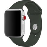  apple watch silicone strap dark green s/m 42/44/45mm kaiš za sat | Eponuda.com
