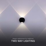  LED spoljno zidno svetlo LED/2W/230V 4000K IP54 crno | Eponuda.com