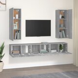  5-dijelni set TV ormarića sivog sonome konstruirano drvo | Eponuda.com